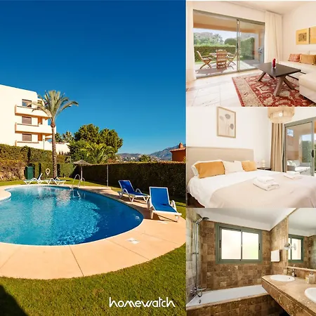 Holiday Apartment With Private Garden, Barbecue And Pool, Benahavis Apartment Estepona